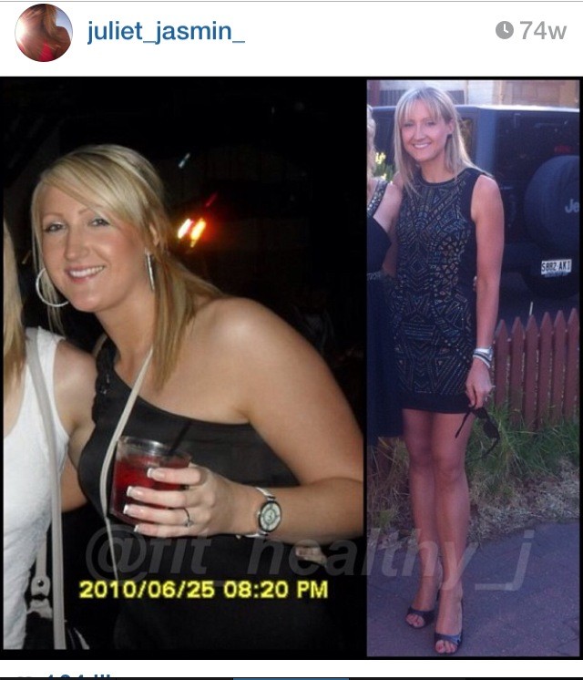 Juliet Lever - Weight Loss Comparison