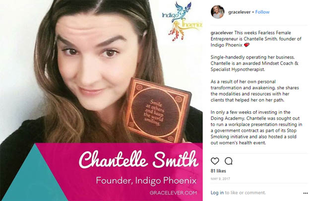 Chantelle Smith, founder of Indigo Phoenix